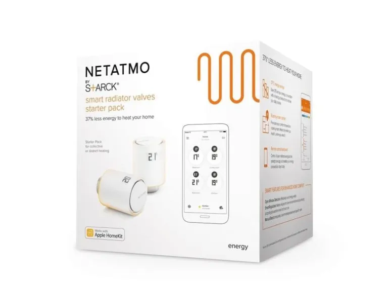 Netatmo Comfort Smarter Thermostat Starter Pack 5x Thermostat, 1x Hub