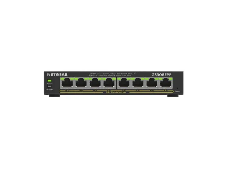 Netgear PoE+ Switch GS308EPP-100PES 8 Port