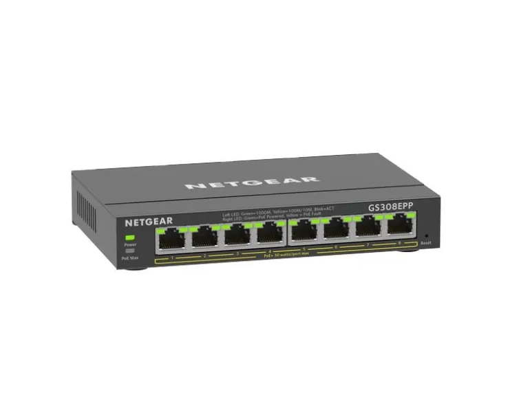 Netgear PoE+ Switch GS308EPP-100PES 8 Port