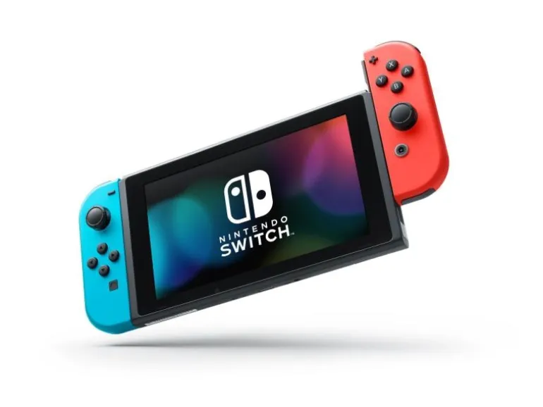Nintendo Switch Rot/Blau inklusive Mario Party Superstars