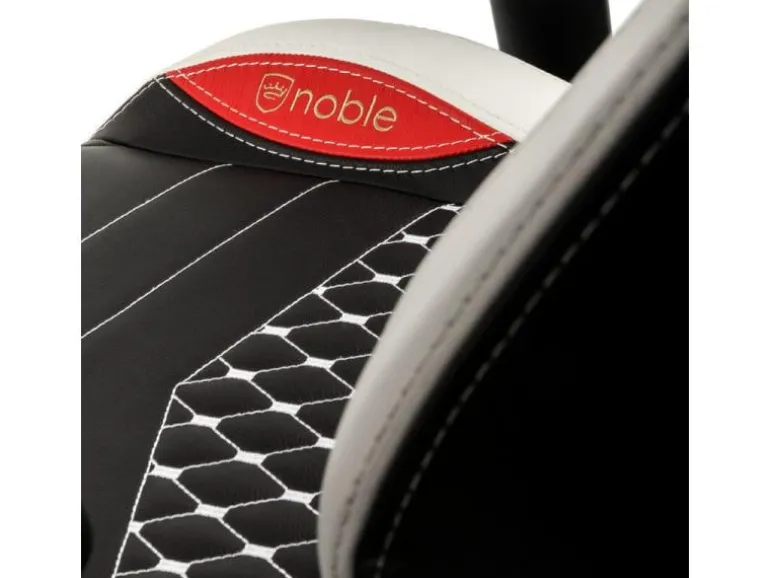 noblechairs Gaming-Stuhl EPIC Echtleder Schwarz/Weiss