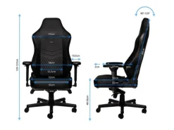 noblechairs Gaming-Stuhl HERO Echtleder Schwarz