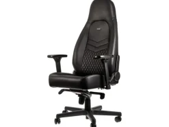 noblechairs Gaming-Stuhl ICON Echtleder Schwarz