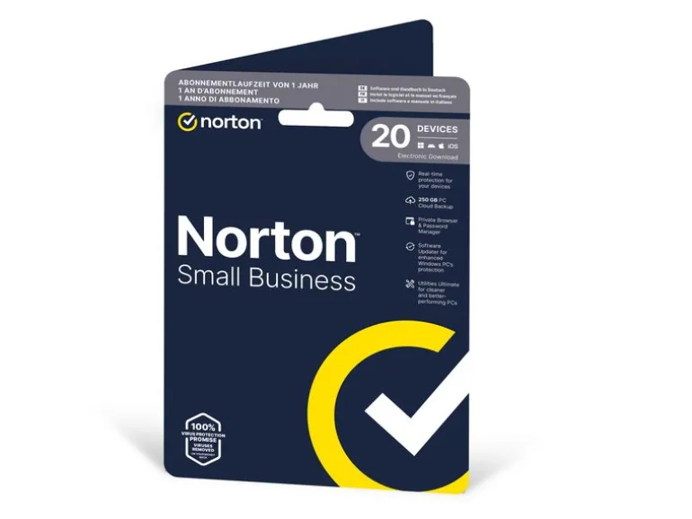Norton Small Business 2.0 ESD, 20 Dev., 1yr, 250GB Cloud Speicher