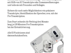 Nothing Ear True Wireless In-Ear-Kopfhörer Ear (3a) Schwarz