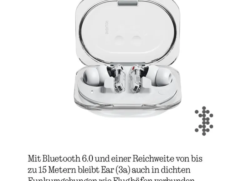Nothing Ear True Wireless In-Ear-Kopfhörer Ear (3a) Schwarz