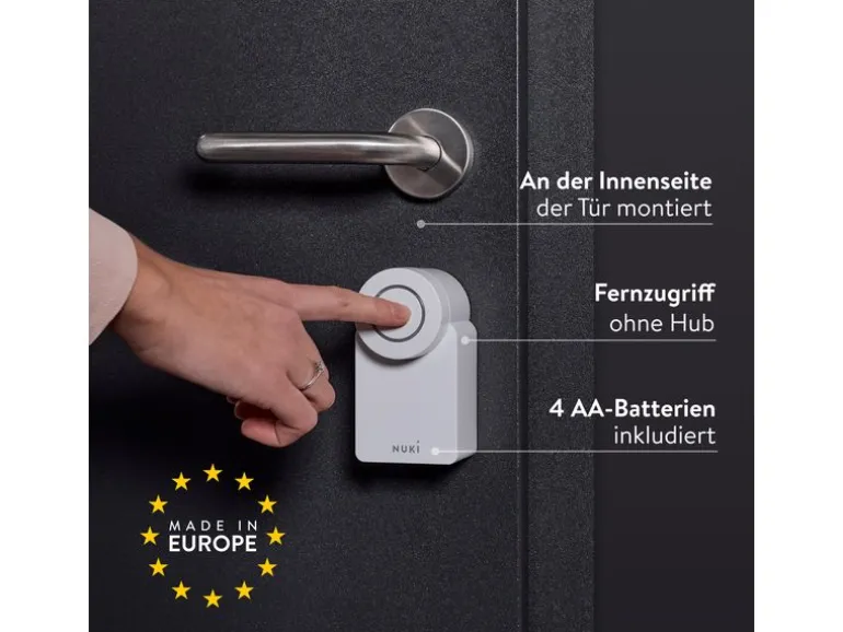 NUKI Smart Lock Go EU-Zylinder (5th Gen) Weiss