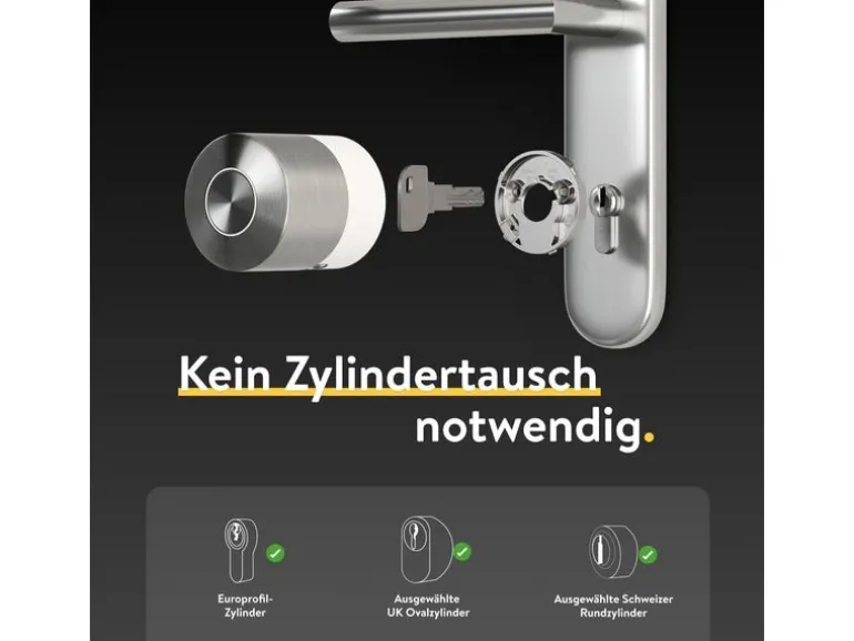NUKI Smart Lock PRO (5th Gen) CH-Zylinder Weiss