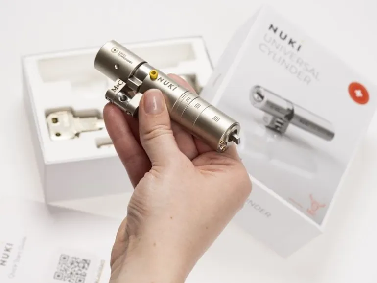 NUKI Universal Cylinder CH, 22 mm Grau