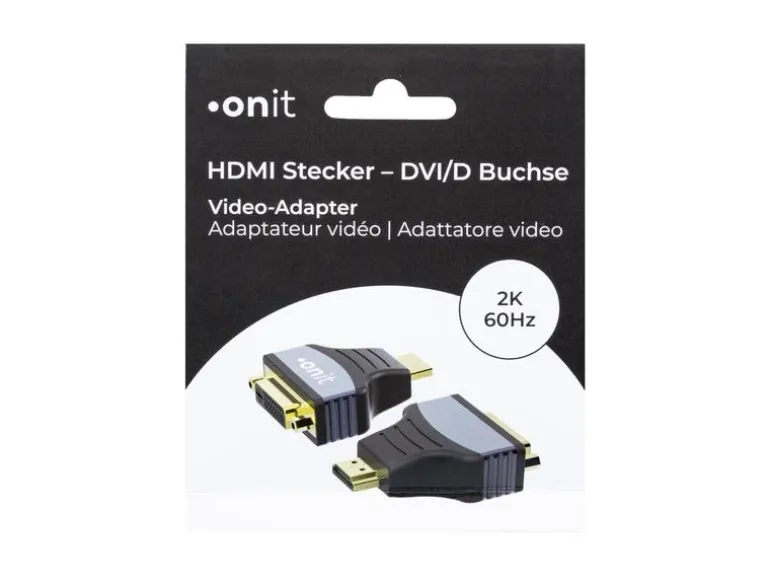 onit Adapter HDMI - DVI-D, 1 Stück