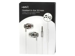 onit In-Ear-Kopfhörer 3,5 mm Klinke (Klinkenstecker) Weiss