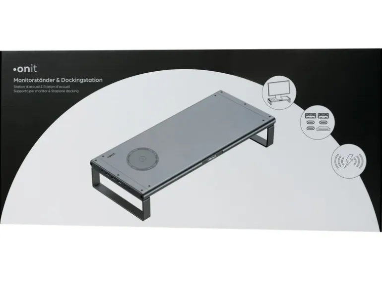onit Monitorständer & Dockingstation PiuSpazio 49", 6 Ports