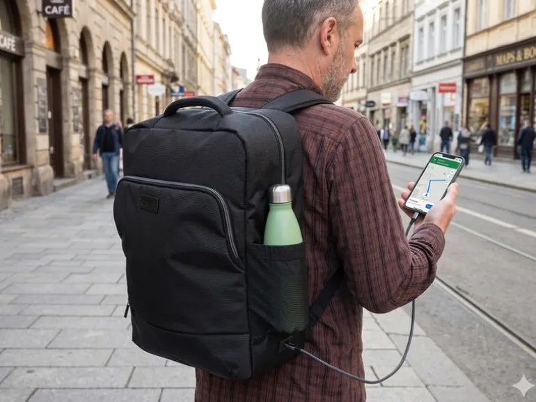 onit Notebook-Rucksack Charge Eco 15.6 ", 25 l, Schwarz