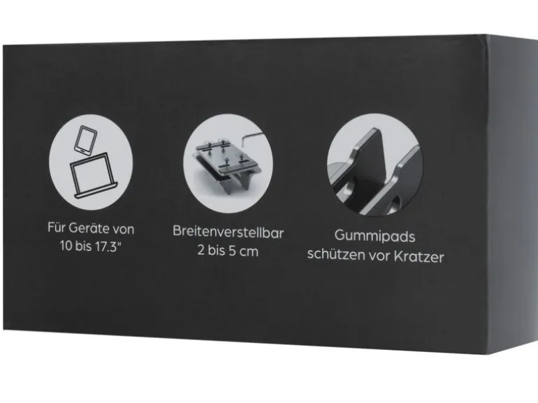 onit Notebook-Ständer VERTICAL bis zu 17.3 "