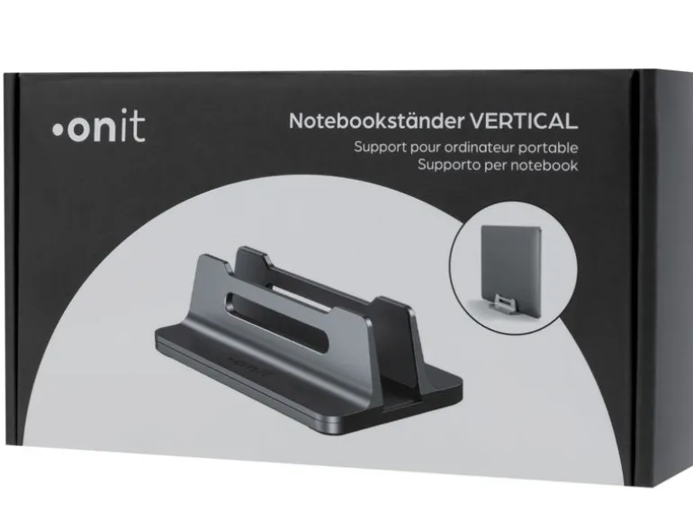onit Notebook-Ständer VERTICAL bis zu 17.3 "