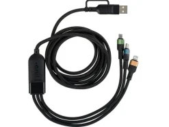 onit USB 2.0-Kabel USB-A/USB-C - Lightning/USB-C/Micro-USB B