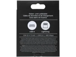 onit USB 2.0-Kabel 12 W, MFi, USB-A - Lightning, 0.5 m, Weiss