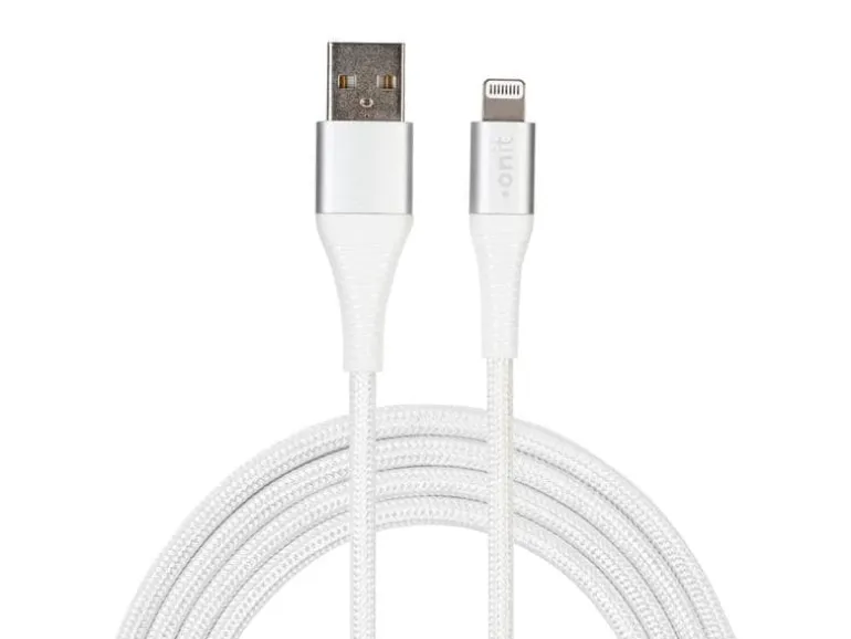 onit USB 2.0-Kabel 12 W, MFi, USB-A - Lightning, 1 m, Weiss