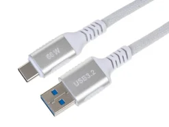 onit USB 3.1-Kabel 66 W, USB-A - USB-C, 0.5 m, Weiss