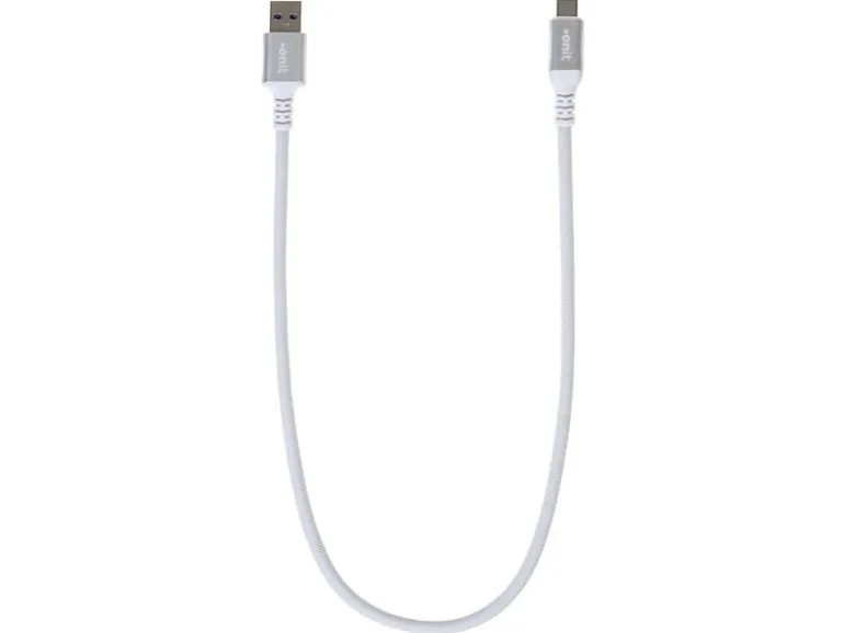 onit USB 3.1-Kabel 66 W, USB-A - USB-C, 0.5 m, Weiss