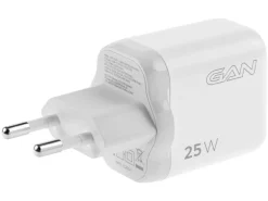 onit USB-Wandladegerät Dual 1C1A 25 W GaN Weiss