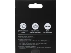 onit USB-Wandladegerät Dual QC4+ 65 W GaN Schwarz