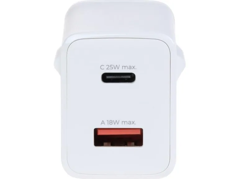 onit USB-Wandladegerät PD25W + QC3.0 Weiss