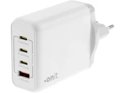 onit USB-Wandladegerät Quad 3C1A 100 W GaN Weiss