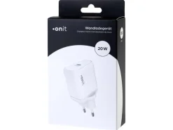 onit USB-Wandladegerät Single 1C 20 W GaN Weiss