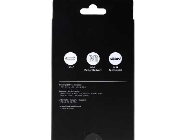 onit USB-Wandladegerät Single 1C 20 W GaN Weiss