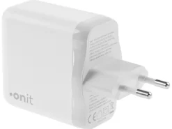onit USB-Wandladegerät Triple 2C1A 65 W GaN Weiss