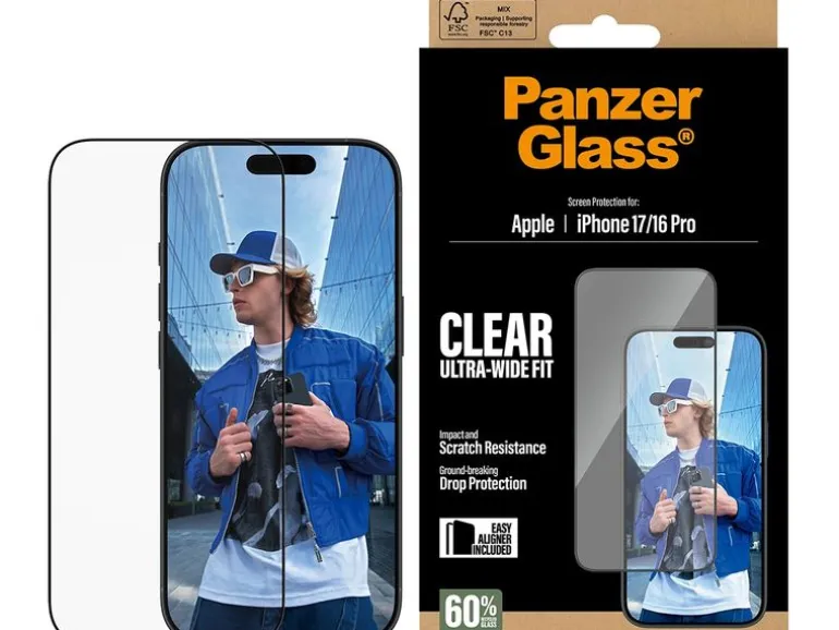Panzerglass Displayschutz Ultra Wide Fit iPhone 17