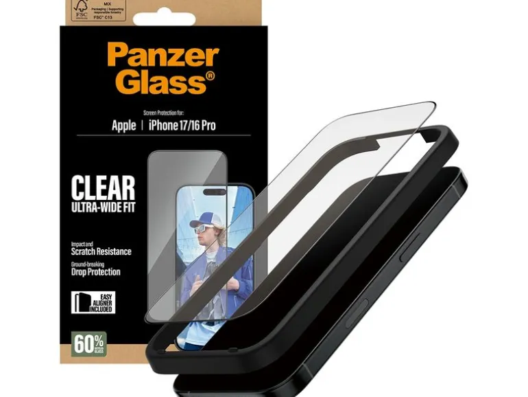 Panzerglass Displayschutz Ultra Wide Fit iPhone 17