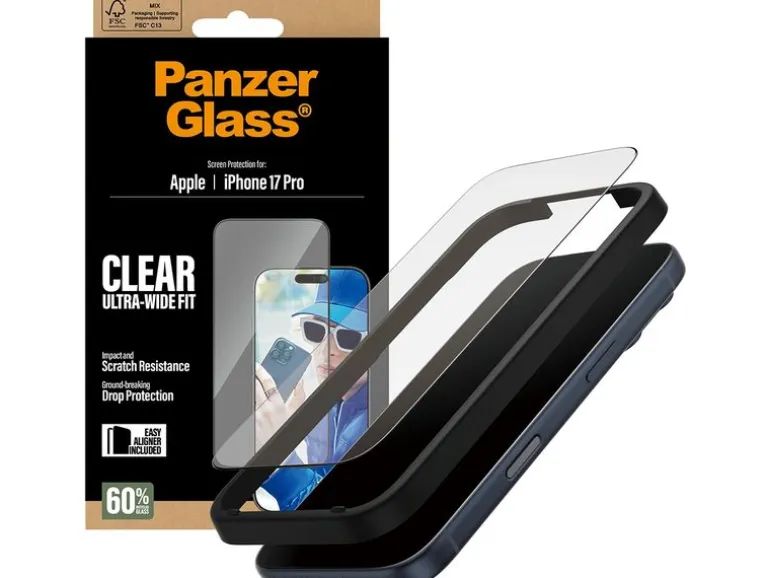 Panzerglass Displayschutz Ultra Wide Fit iPhone 17 Pro