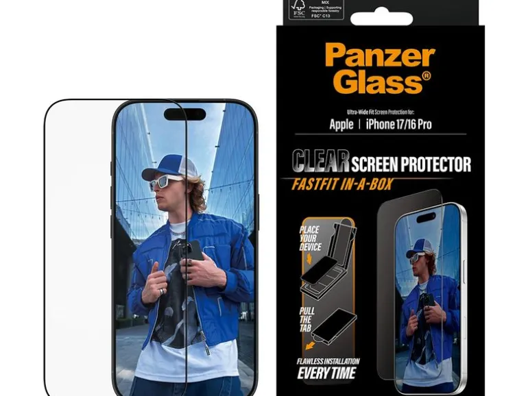 Panzerglass Ultra Wide Fastfit iPhone 17