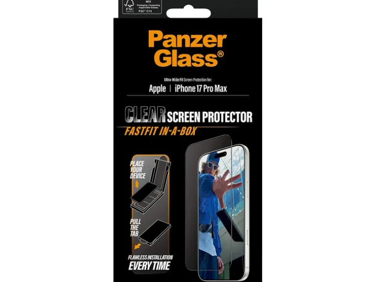 Panzerglass Ultra Wide Fastfit iPhone 17 Pro Max