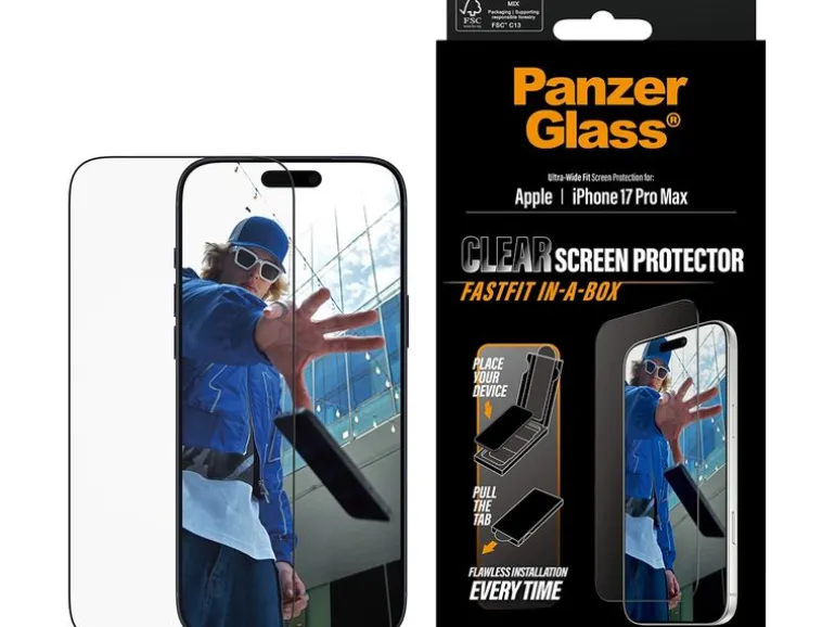 Panzerglass Ultra Wide Fastfit iPhone 17 Pro Max