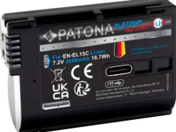Patona Digitalkamera-Akku Platinum Nikon EN-EL15C mit USB-C