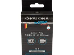 Patona Digitalkamera-Akku Platinum Nikon EN-EL15C mit USB-C