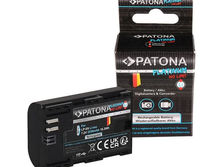 Patona Platinum Akku für Canon LP-E6