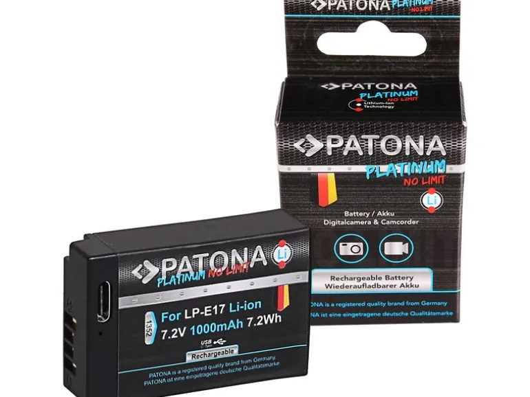 Patona Platinum Akku für Canon LP-E17