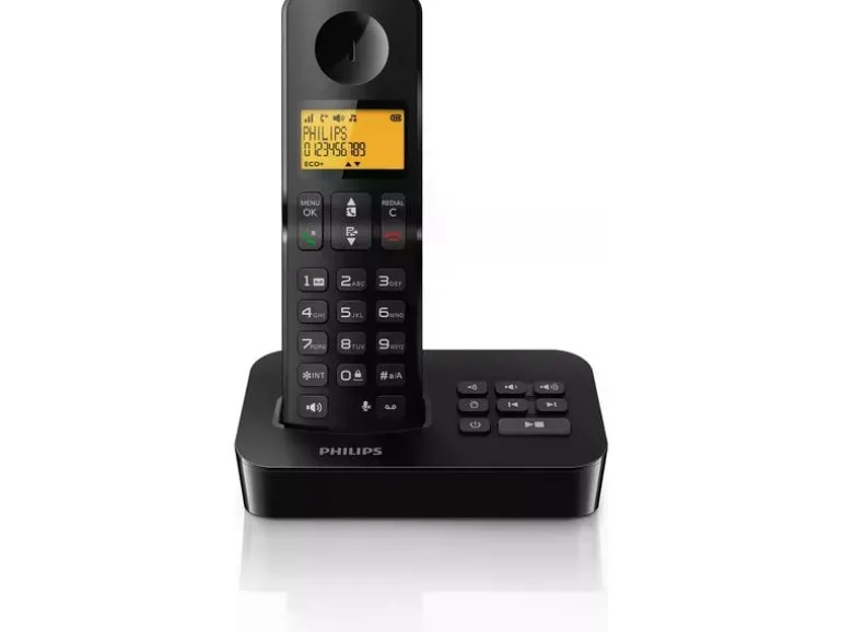 Philips Schnurlostelefon D2651B Schwarz