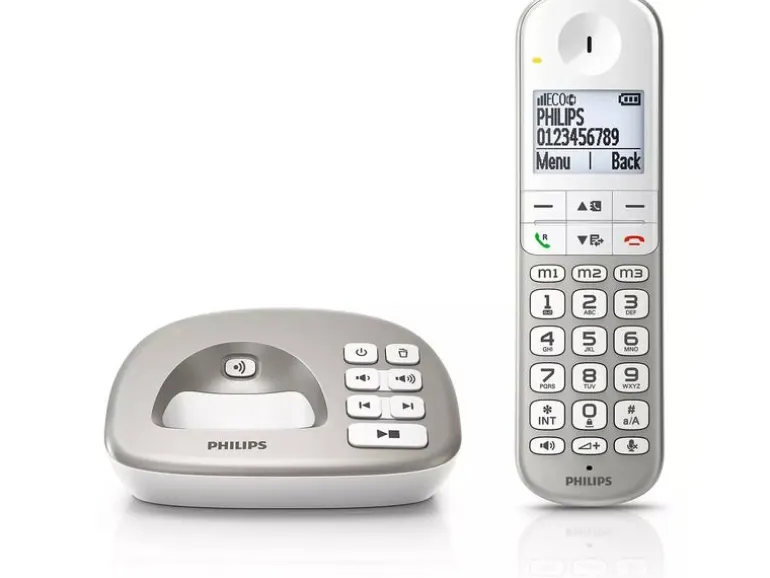 Philips Schnurlostelefon XL4951S Weiss