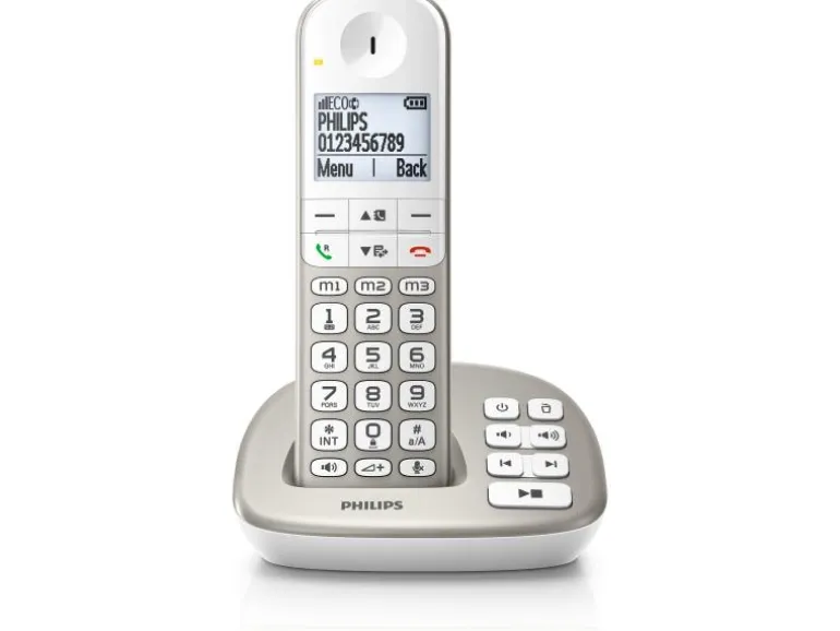 Philips Schnurlostelefon XL4951S Weiss