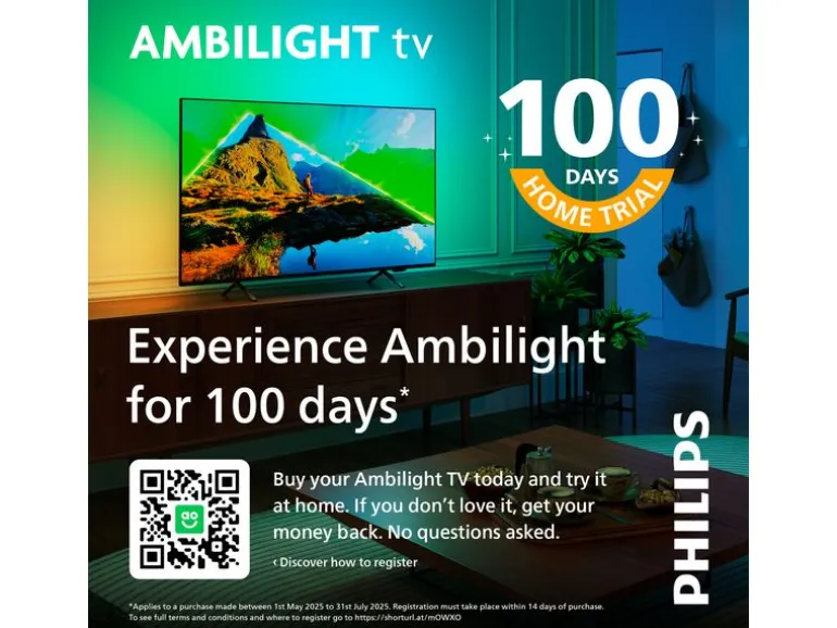 Philips TV 75PUS8500/12 75" 4K Ambilight TV, 2025