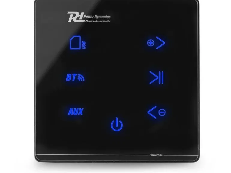 Power Dynamics Verstärker Pro Powerline A100B 4x 20W, Schwarz
