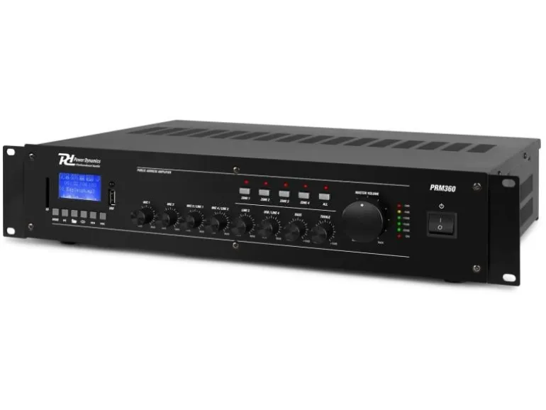 Power Dynamics Verstärker Pro PRM360 4-Zonen Mischer