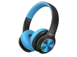 PowerLocus PLED Kinder Over-Ear Schwarz Blau