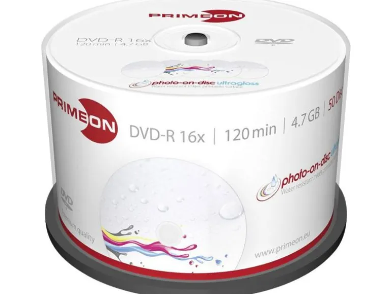 Primeon DVD-R 4.7 GB, Spindel (50 Stück)