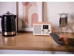 Pure DAB+ Radio Classic H4 Eiche/Weiss